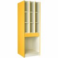 I.D. Systems Cabinet - Deep Yellow, 9x8 Compartments, 1x25.5'' Compartment - 89426 278429 Z042. 53826429Z042